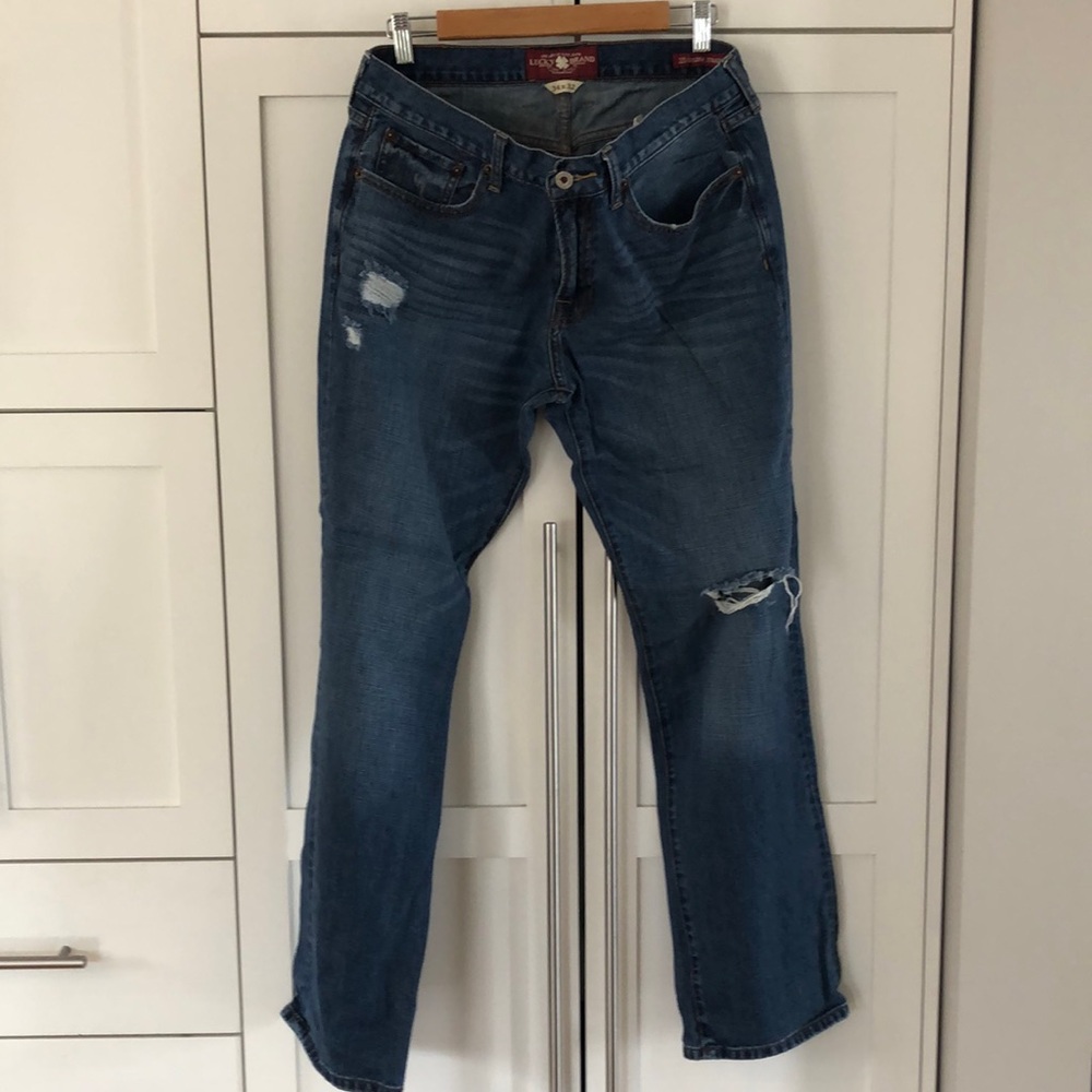 Lucky Brand 221 Original Straight Jeans 34W/32L